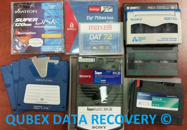BACKUP TAPE DATA RECOVERY QUBEX DATA RECOVERY SERVICE